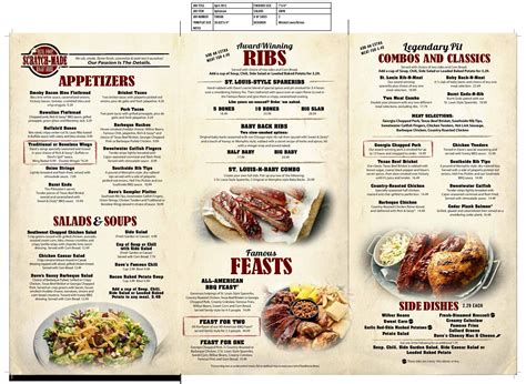 Choose from a variety of smokin&x27; starters, salads, sides, ribs, chicken, beef, fish and more. . Famous daves menu